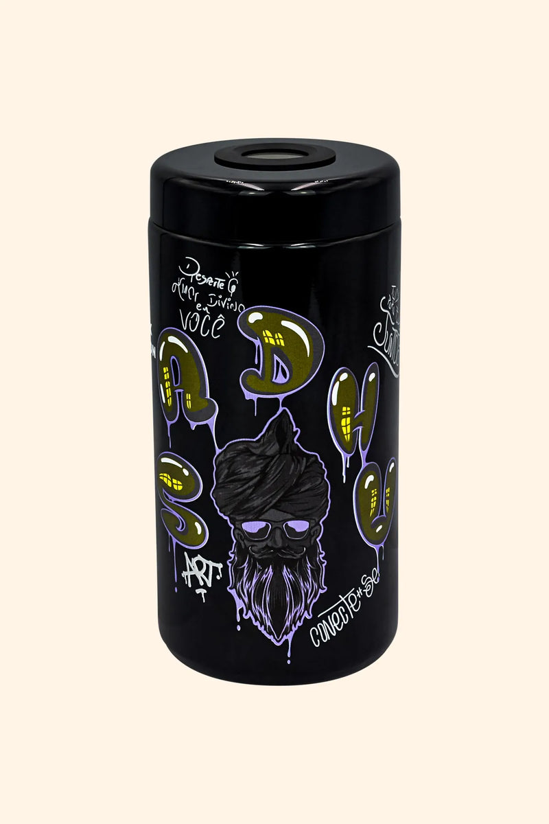 Pote Hermético UV C/Visor Sadhu Black Edition 1000ml