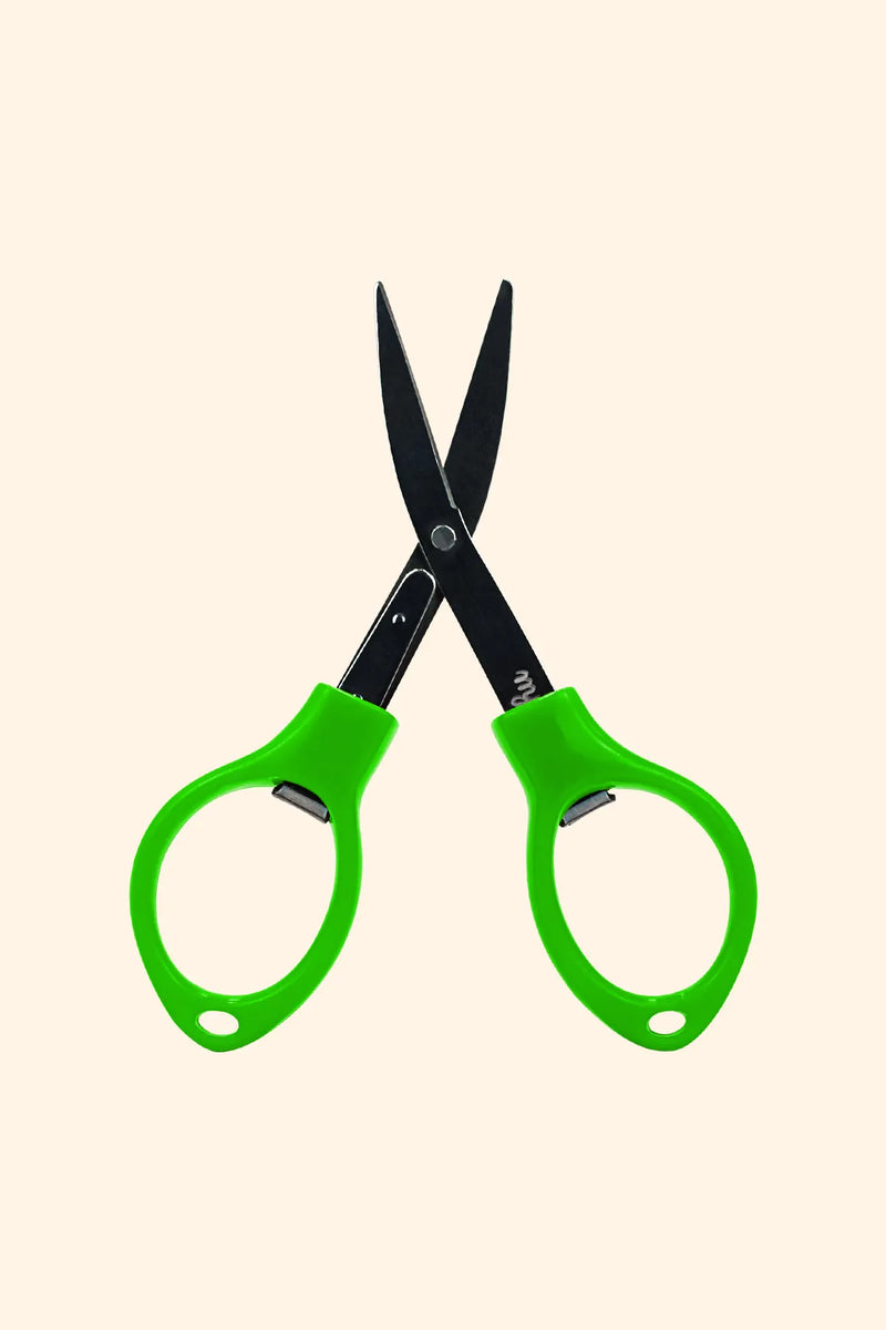 Tesoura Dobrável Sadhu Plástico verde