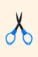 Tesoura Dobrável Sadhu Plástico Azul