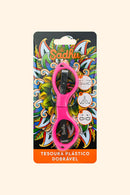 Tesoura Dobrável Sadhu Plástico Rosa