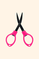 Tesoura Dobrável Sadhu Plástico Rosa