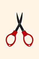 Tesoura Dobrável Sadhu Plástico Vermelho