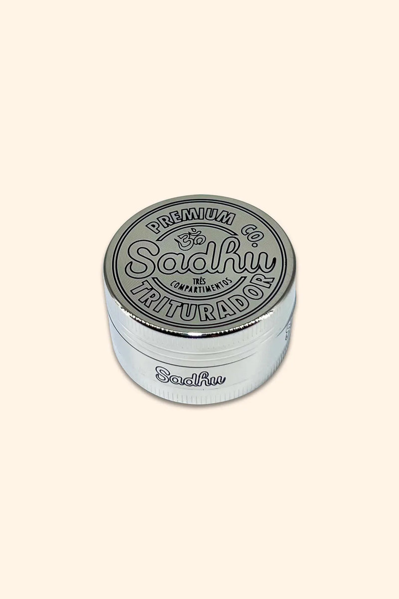 Triturador Sadhu 3 Partes Médio Prata